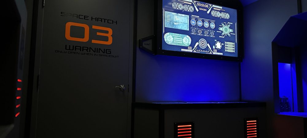 Cosmic Strike Escape Room entrance